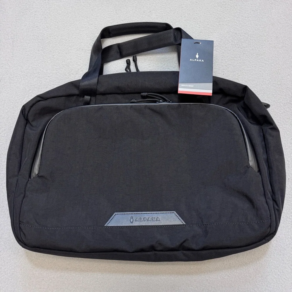 ALPAKA Bravo Brief Laptop Bag OS Black Axoflux 400D 16